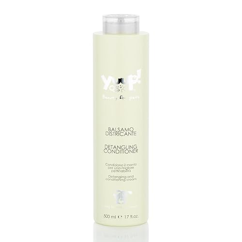 YUUP! - Acondicionador desenredante para el Pelaje de Perros y Gatos con bambú y Flores de Loto, 500 ml…