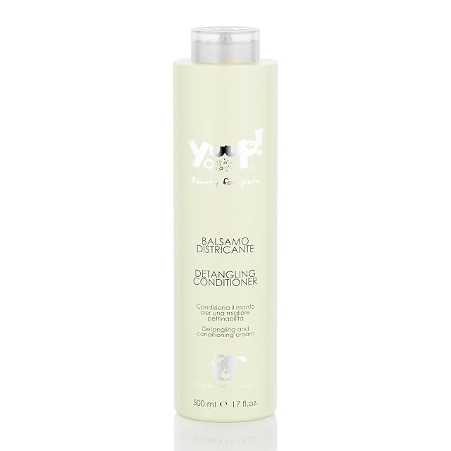YUUP! - Acondicionador desenredante para el Pelaje de Perros y Gatos con bambú y Flores de Loto, 500 ml…
