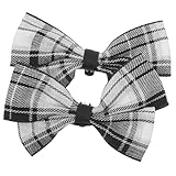 [WATIIFUFU] 1組のリボン付きシュークリップ ドットプリント シューチャーム レディース ファッショナブルな装飾クリップ