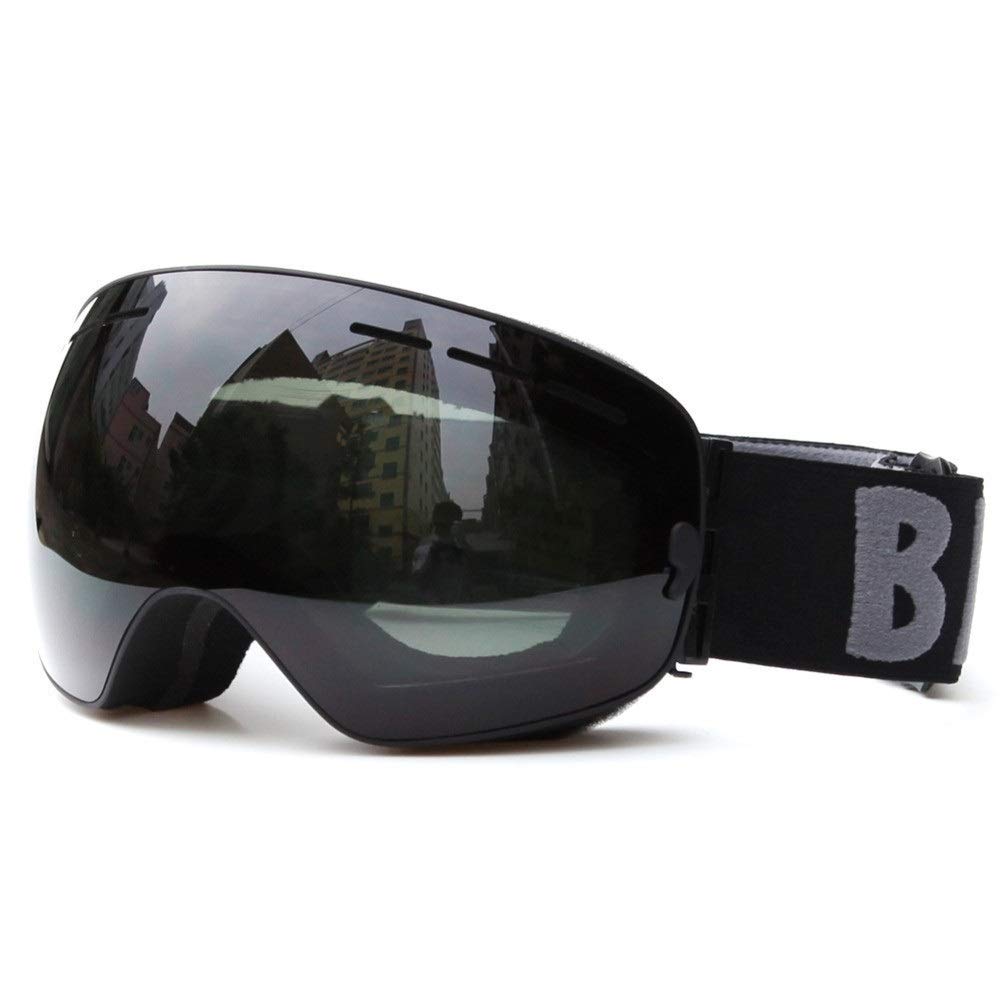 Occhiali da Sci Lenti Occhiali da Neve Protezione UV Occhiali da Snowboard Sci Snowboard Occhiali sopra Gli Occhiali per Uomo Donna Giovani Snowboard Jet Snow