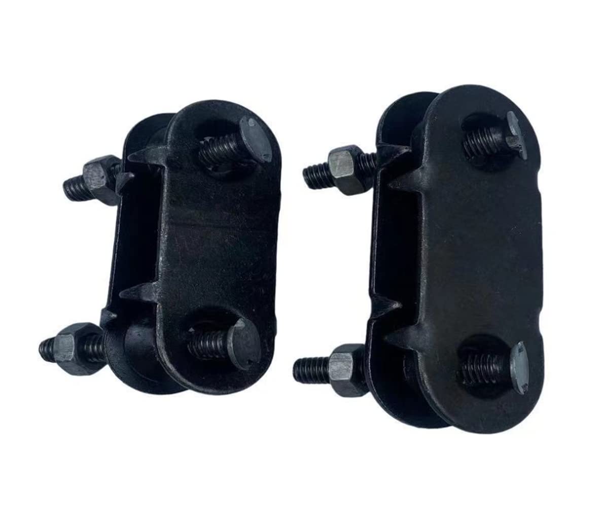 10 sujetadores de correa transportadora de 75 mm y clips de goma y sujetadores