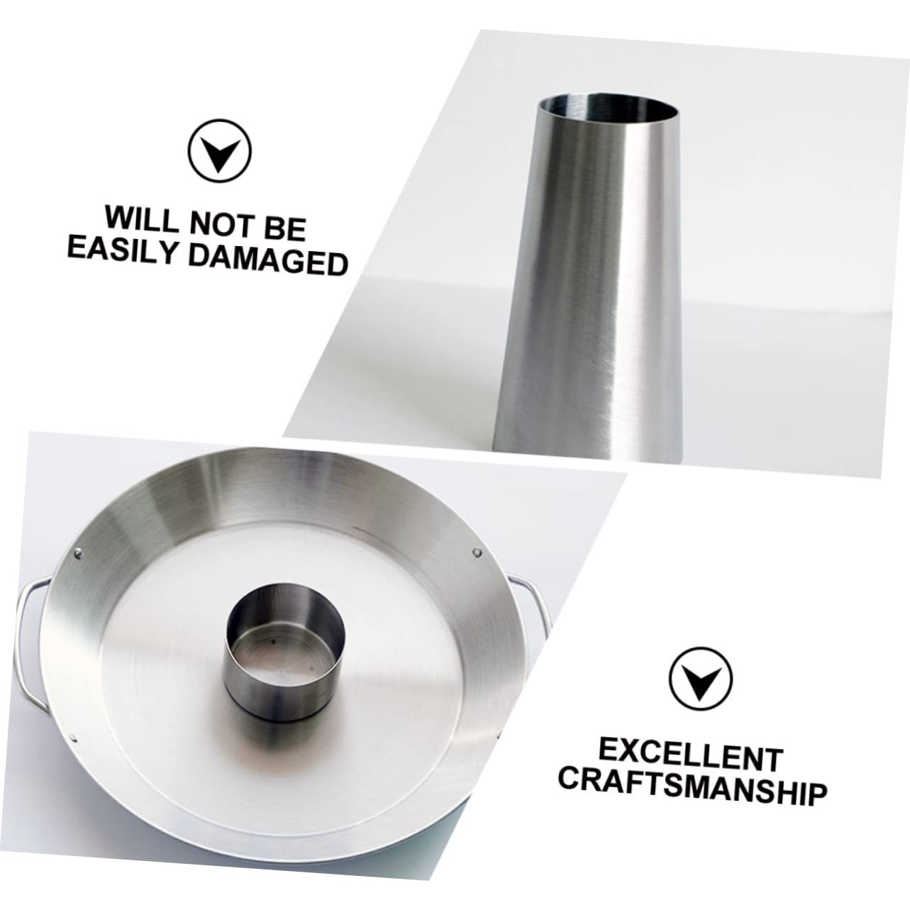 Cabilock Grilled Chicken Rack Removable Roast Chicken Pan for Home Bbq High Hardness Design for Easy Use and Versatile Cooking