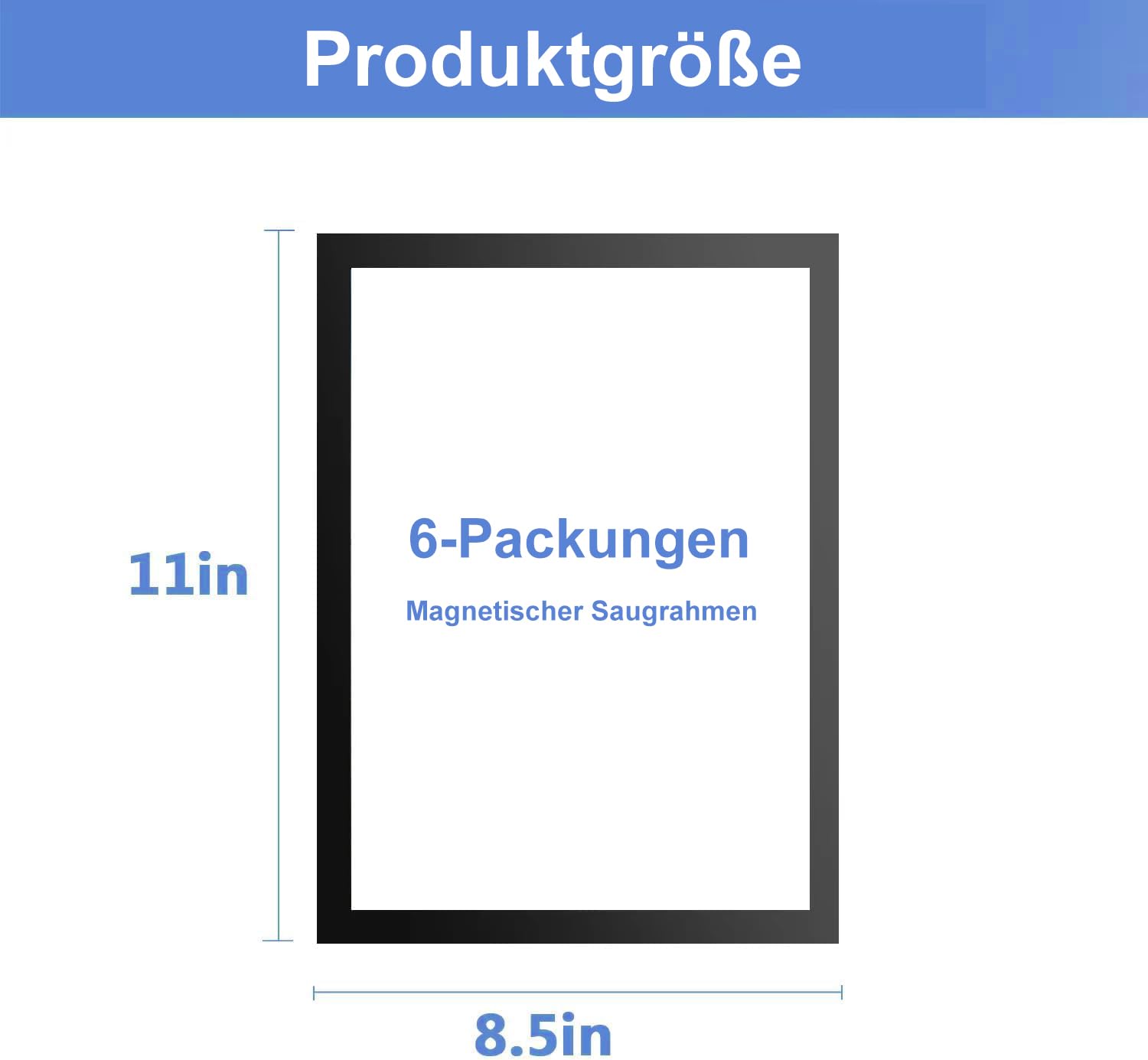 5x A4 Magnetrahmen Set - Selbstklebend Für Diamant Painting & Poster