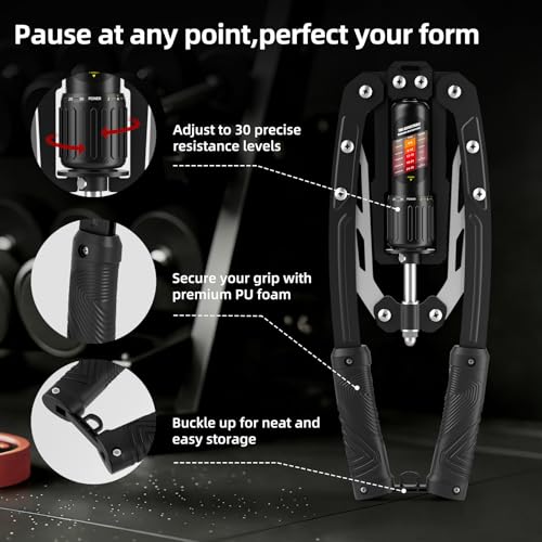 Image of SoftGym Twister Arm Chest Trainer Exerciser Workout Equipment,Adjustable 22-470lbs Hydraulic Power,Home Chest Expander Machine,Home Gym Workout Equipment for Upper Body Strength Training