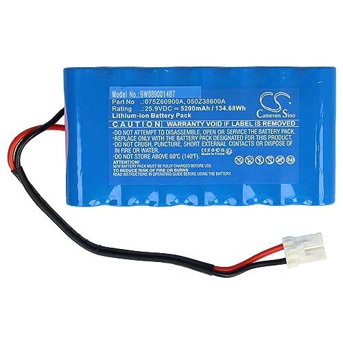 Batteria ad alta potenza | Capacità: 5200 mAh | Tensione: 25,9 V | Energia: 134,68 Wh | Tipo di cella: ioni di litio