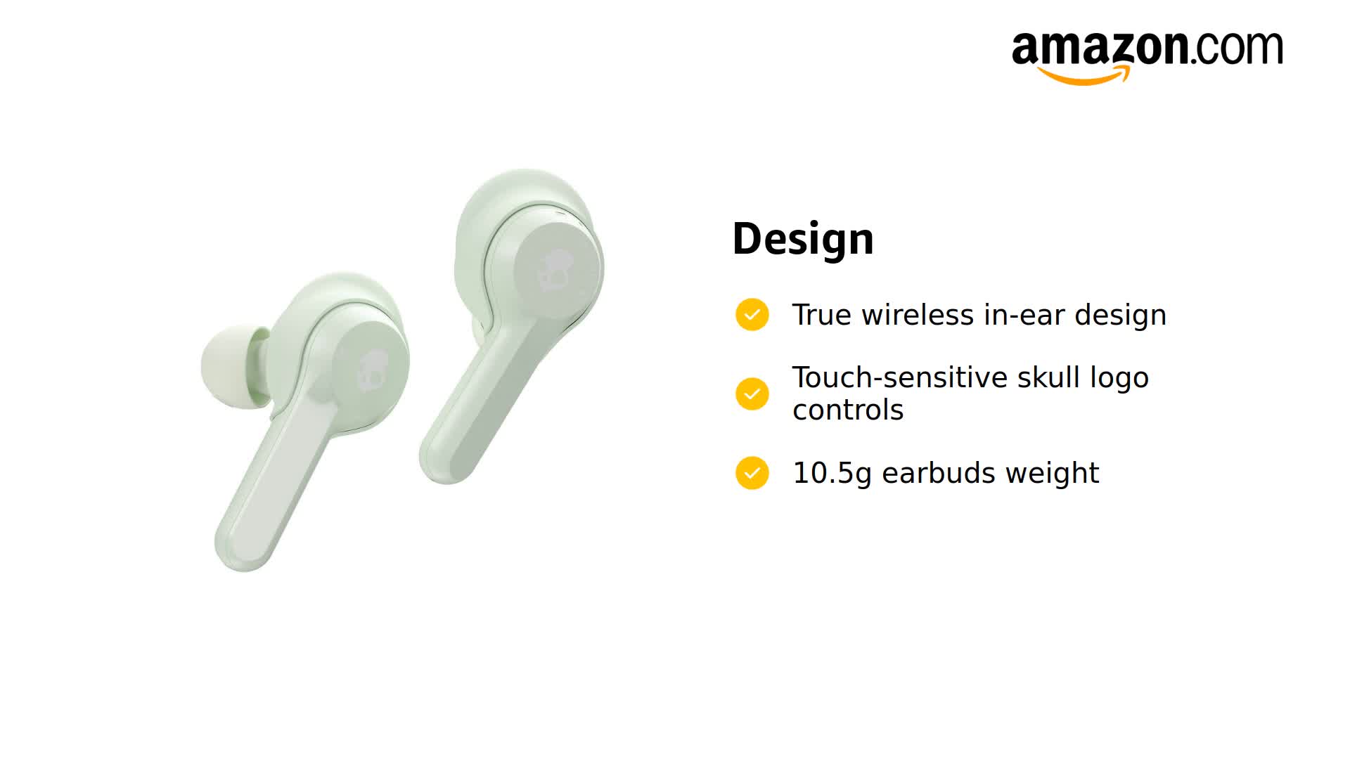 Amazon.com: Skullcandy Indy True Wireless Water-Resistant in-Ear