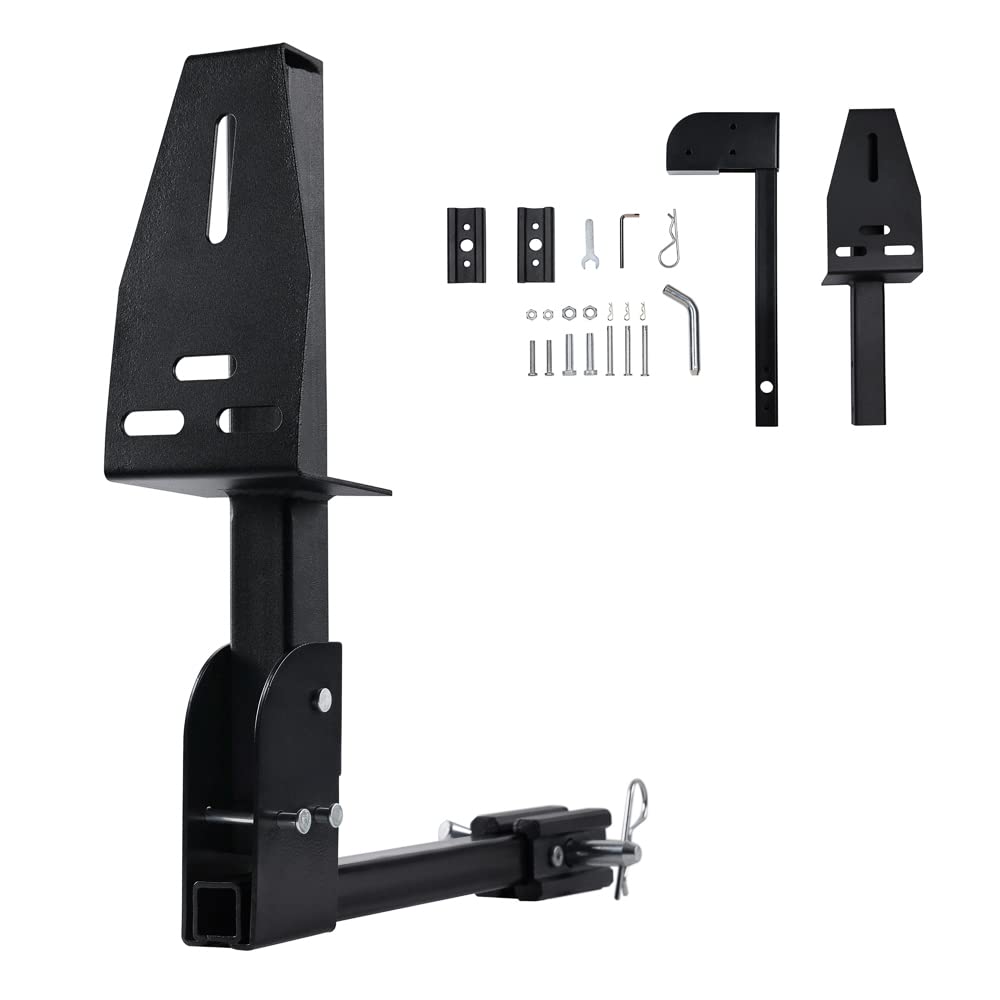 Buy Neorexon Trailer Hitch Spare Tire Carrier 16.65 Inch, Foldable