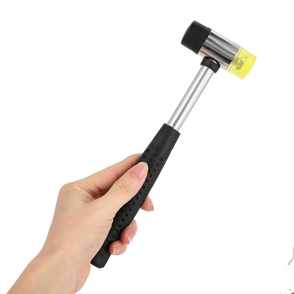 Jewellery Tools Rubber Hammer Ring Measure Stick Enlarger Mandrel Model Sets with Bracelet Metal Material Shaping brass Ring Size Adjuster (Rubber Hammer)