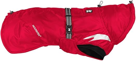 Dog Coat for Staffies — waterproof outer, fleece inner, reflective trim