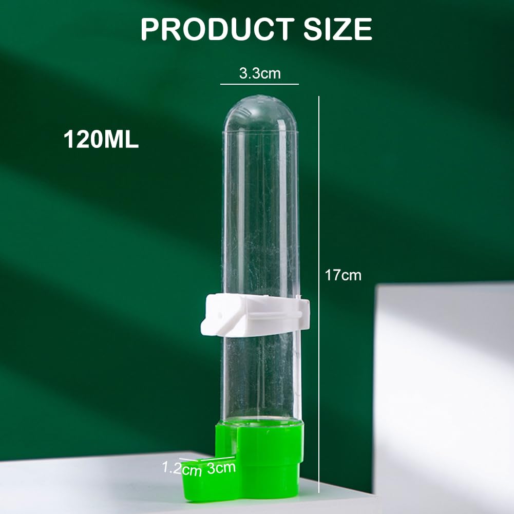 3Pcs Bird Feeder Drinker per Gabbia, Automatica Abbeveratoio per Uccelli Beverino, Abbeveratoi per Uccelli da Appendere, Dispenser D'acqua per Gabbie per Uccelli, per Pappagalli, Pappagallini