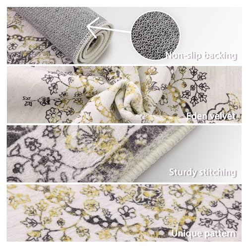 Tapete decorativo Boho Floral 2x3 Carvapet miniatura 2