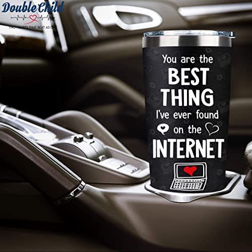 Anniversary Birthday Gifts For Him - Gifts For Husband From Wife On Fathers Day - Gifts For Boyfriend From Girlfriend - Gifts For Wife, Girlfriend - Romantic I Love You - Couple Gifts - Tumbler 20Oz #TOP5