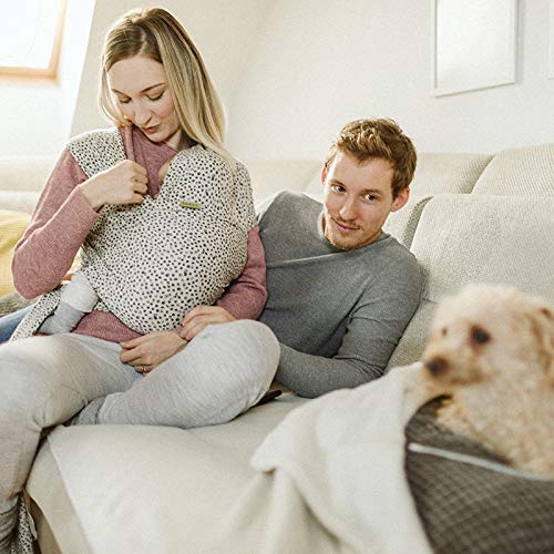 Image of Boba Baby Wrap Carrier - Original Baby Sling Carrier for Newborns (7-35 lbs), Soft, Secure, Hands-Free & Ergonomic, Ideal for Comfortable Bonding, New Parents (Serenity Cobblestone)