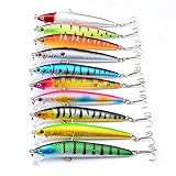 LanGuShi DIAOYU31 1pc 10CM 8.5G Minnow Fishing Lure Crankbaits Hook Basso Crankbaits Tackle Durable (Color : 7)