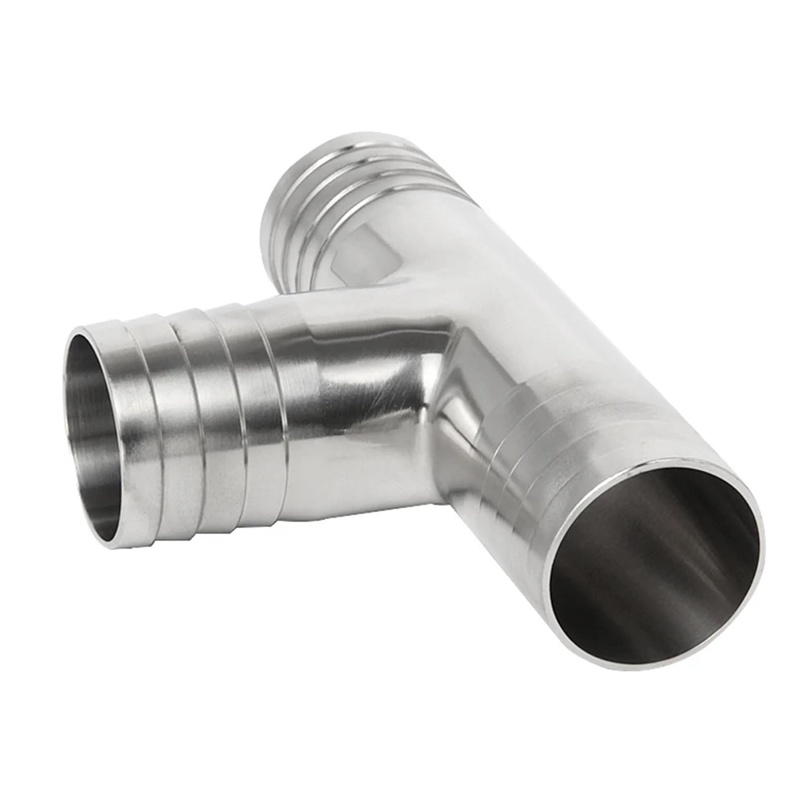 Raccord de Tuyau cannelé en Acier Inoxydable 304, 12,7 mm, 16 mm, 19 mm, 25 mm, 32 mm, 38 mm, 45 mm, 51 mm, connecteur à 3 Voies(45mm Barb)