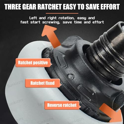 Image of Sunkizzrs 34 in 1 Ratchet Screwdriver Semi-Automatic Ratchet Telescopic Screw Driver Screwdriver Set Ratchet Combination Professional Multi Functional Tool Kit With Magnetizer /Demagnetizer