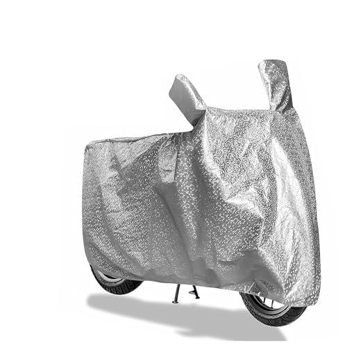 Image of Sulfar Bike Cover for Simple Energy One (EV) (Electric Scooter) | Waterproof, Dustproof & UV Protected | All Weather Two Wheeler Cover (Silver) New 2026 Variants