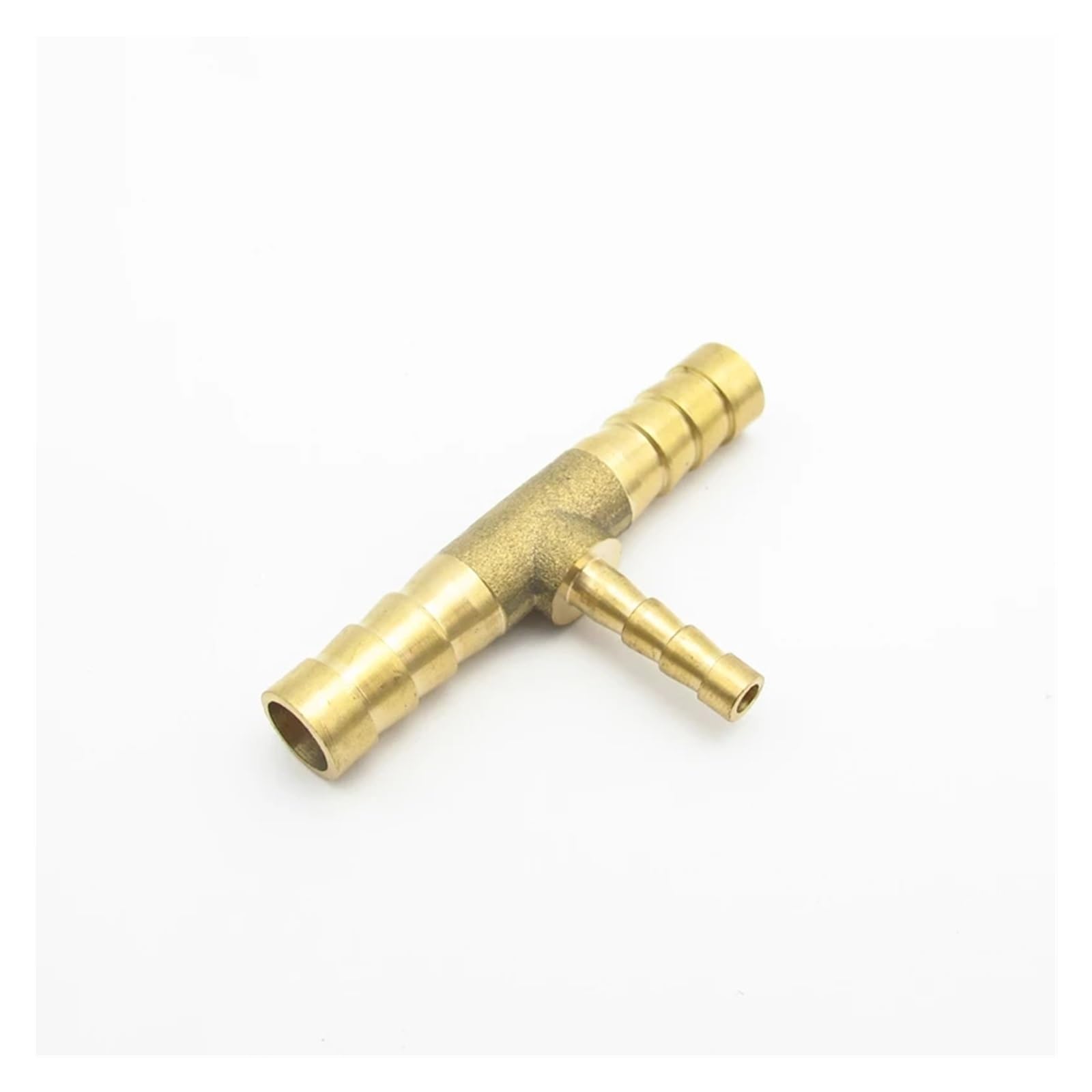 Herramienta de ferretería Espiga for manguera de 8mm x 4mm, espiga for manguera x 8mm, espiga for manguera en T, conector de conexión de tubería con púas de latón, adaptador for combustible, Gas y agu