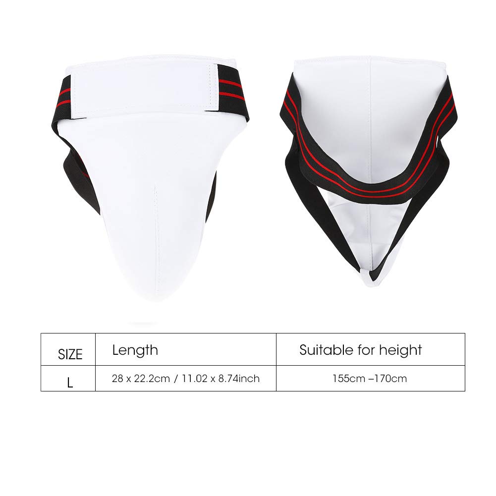Vgeby Taewondo maschio inguine Protector, arti marziali sospensorio per boxe, karate, Sanda, L
