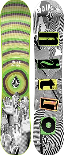 Nitro Snowboards XVOLC '23 Ripper Kids Planche à roulettes pour garçon, Twin, Flat Out Rocker, Softride