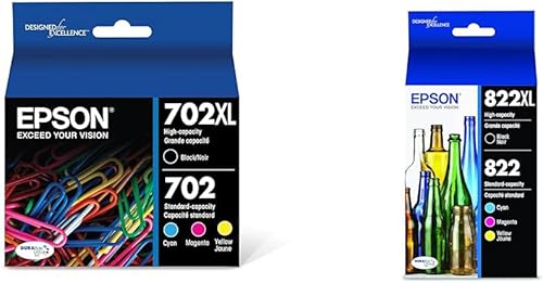 Miniatura 33 de Epson T702XL120 DURABrite cartucho de tinta de capacidad ultra-alta, Negro Negro -,Magenta,Paquete combinado negro y color.,Cian,Amarillo
