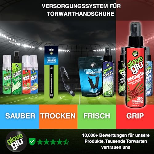 gloveglu MEGAgrip Goalkeeper Glove Grip Spray (120ml)