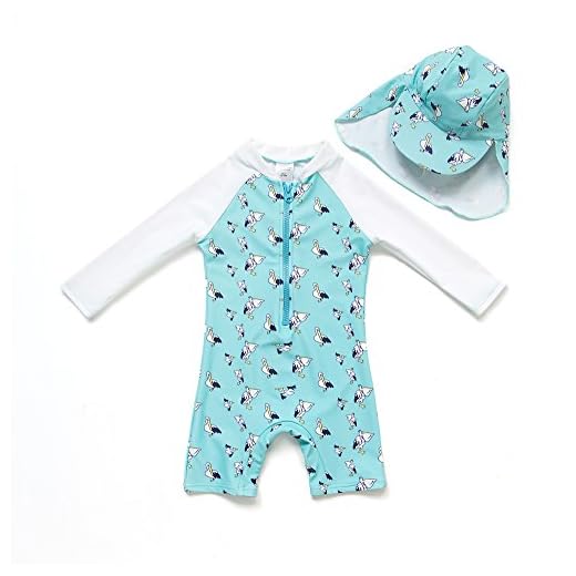 BONVERANO Baby Junge EIN stück Langärmelige-Kleidung UV-Schutz 50+ Badeanzug MIT Einem Reißverschluss(Grüne-Tihu,18-24M) 7 BONVERANO Baby Junge EIN stück Langärmelige-Kleidung UV-Schutz 50+ Badeanzug MIT Einem Reißverschluss(Grüne-Tihu,18-24M)