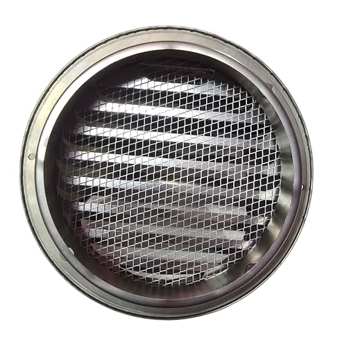 Image of 6-Inch Stainless Steel Dome Cowl Cover for Chimney /Exhaust /Vent Pipe - Anti-Pest Rain Guard Cap for Duct Outlet | Round Air Vent Cap | Fan Duct Cover for Kitchen /Bathroom (6-Iinch Steel Cap)