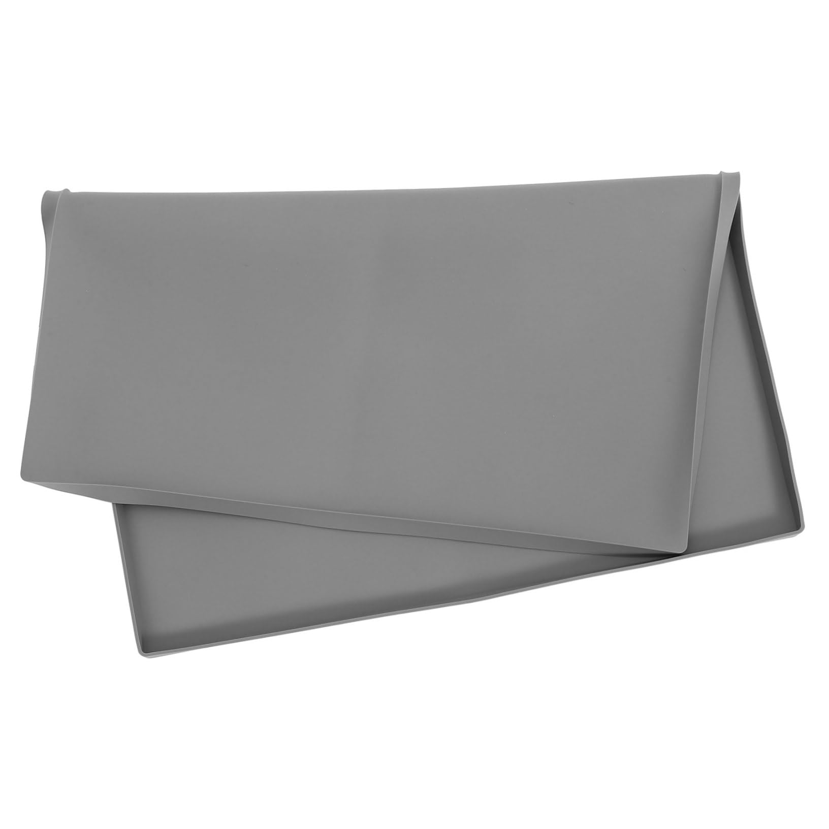 Tappetino in Silicone per Lavatrice e Asciugatrice 60x50 Cm Grigio | Antiscivolo e Leggero, Protezione del Piano Superiore, Uso in Lavanderia e Casa