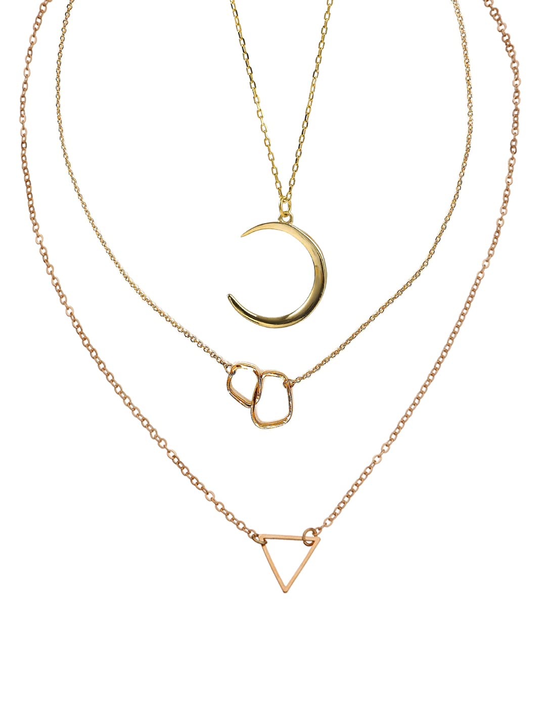 Yellow Chimes Necklace for Women and Girls Fashion Gold Pendant Necklace for Women Combo Of 3 Pcs Moon Charm Chain Pendant Necklace | Birthday Gift for Girls & Women Anniversary Gift for Wife (B0BPPQYB4W) Amazon Price History, Amazon Price Tracker