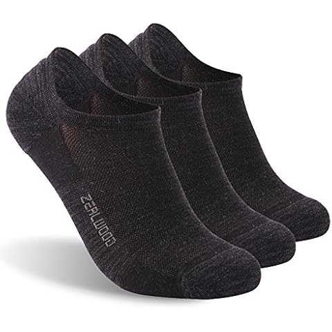 ZEALWOOD Merino Wool No Show Socks Cover