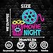 Movie Night With Popcorn Paper Box Neon Sign, Cinema LED Neon Light for Wall Decor, Movie Time Home Cinema Decor, Dimmable USB Neon Lights for Film Room Cinema Man Cave Party Birthday