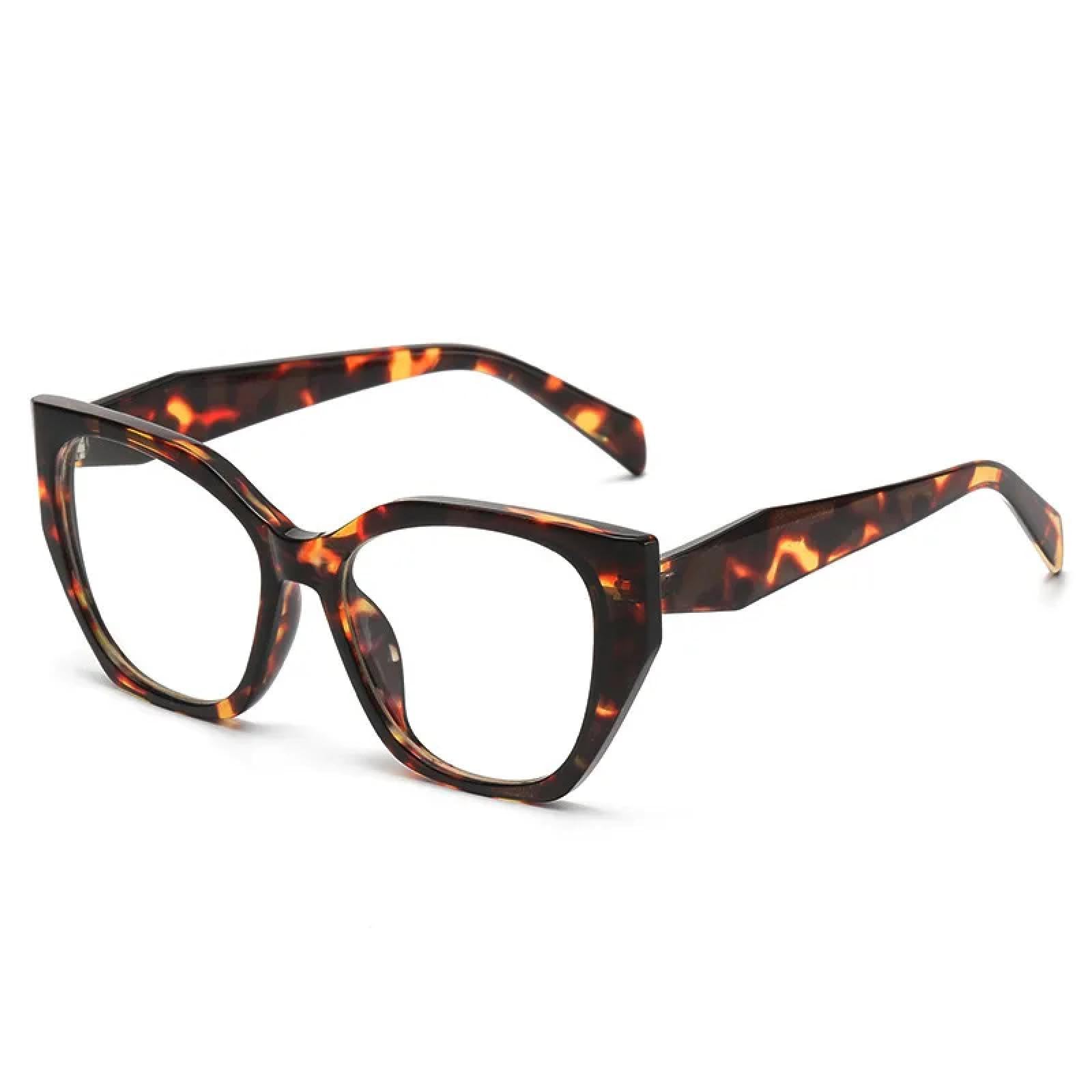 Anti-blue Light Retro Women Glasses Frames Oversize Frame
