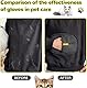 3Stück Yomi Fellmagnet,2025 Neu Fell Magnet Handschuh,Yomi Fell Magnet Static Removal Gloves for Pet Hair, Tierhaarhandschuhe zum Reinigen von Kleidung und Möbeln