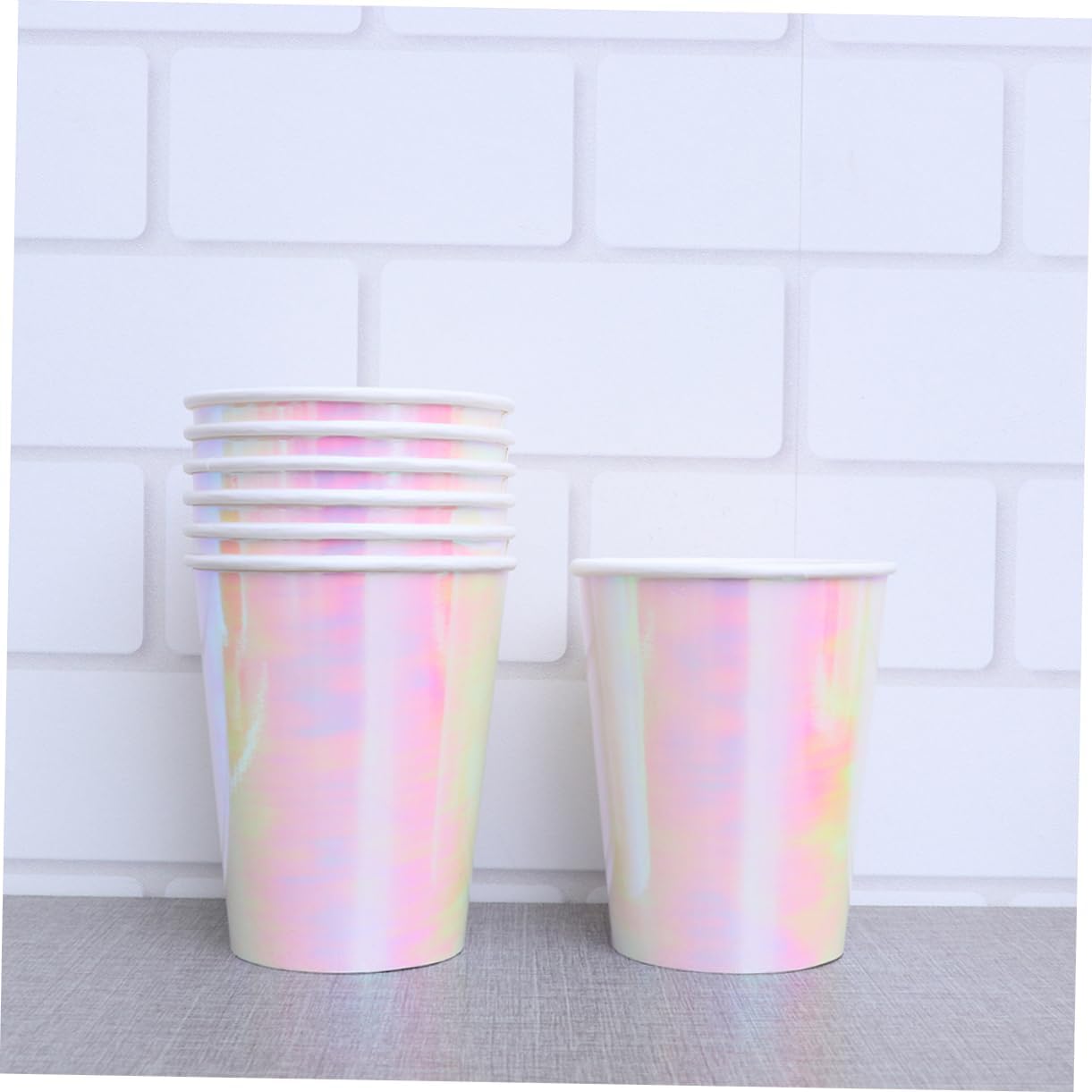 16pcs Cup Party Paper Cups Disposable Paper Tableware Birthday Party Supplies Wedding Party Tableware