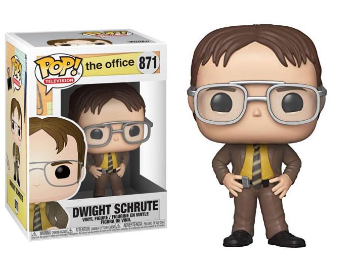 Funko Pop The Office Wave 1 + Protector: Pop! TV Vinyl Figure (Gift Set Bundled with ToyBop Brand Box Protector Collector Case) (Dwight Schrute)