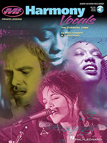 Hal Leonard Harmony Vocals the Essential Guide Private Lessons Series Book/Online Audio