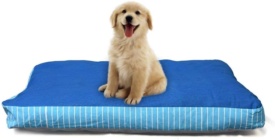 Petcrux Pets Soft Cotton Printed Mattress Sofa (Large)