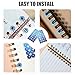Gadpiparty Binder Hole Reinforcement Stickers Adhesive Hole Protectors for Loose-Leaf Paper Notebooks Page Reinforcement Labels for Document Protection
