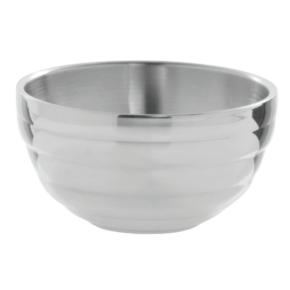 3/4 qt Round Serving Bowl by Vollrath – 0.75-Quart, 0.75 quarts, Aluminum, Silver, Model 46587