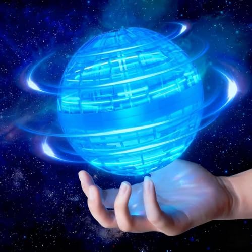 Product Image of the MSMV Flying Orb Ball Toy 2025 - RGB Light Hand Controlled Mini Drone, Hover...