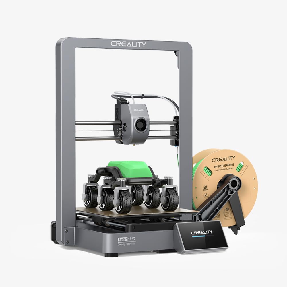 CrealityEnder-3 V3/SE/KE Impresoras 3D, 220 * 220 * 250 mm Impresora 3D de Alta Velocidad 250mm/S Velocidad de Impresión con Boquilla de Calentamiento + Nivelación Automática (V3 EU)