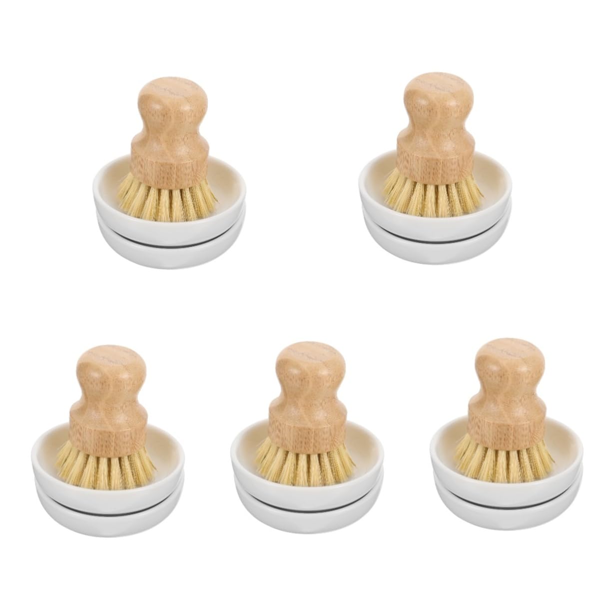 Cabilock 5 Sätze Küchenreinigungsbürsten Set aus Kleinen Reinigungsbürsten für Töpfe Pfannen und Woks für von Geschirr Utensilien und Oberflächen