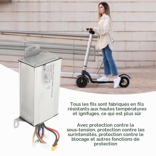 Contrôleur de Moteur de Scooter électrique 8,5 Pouces 36 V 350 W, Contrôleur de Moteur de Vélo électrique pour Vélo électrique