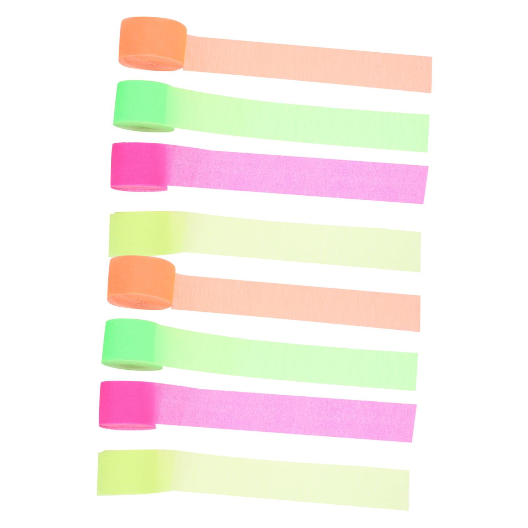 TOYANDONA 32rolki Rolek Kolorowych Papierowych Serpentyn Przyjęcia Dekoracyjne Serpentyny Wesele Urodziny i Inne Okazje Różnych Kolorach Fluorescencyjny Fluorescencyjny Ciemny Róż
