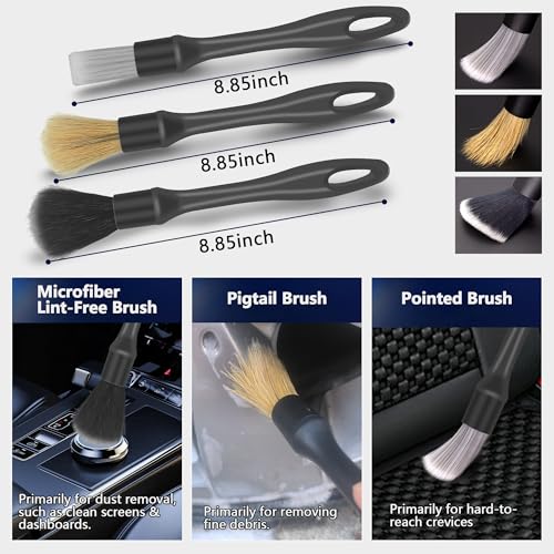 52% Off 7PCS Car Wheel & Tire Brush Set - Detailing Kit