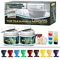 Marble and Granite Repair kit,Tile & Fiberglass Quartz Countertop Porcelain & Tub Repair Kit (Color Match), 7.05oz Porcelain Sink Chip Repair Kit for Cracks Chips Dents Holes and Dents