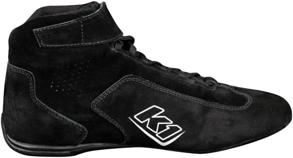 K1 Race Gear K1 Challenger Nomex® Youth Auto Racing Shoes - SFI 3.3/5 - Black - Size 6.5 - Image 5