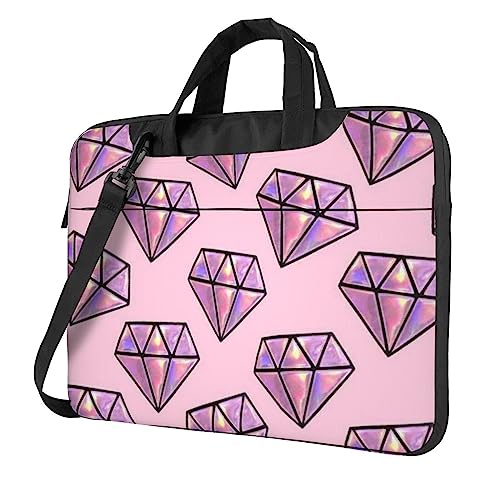 Sac ordinateur portable rose diamant VACSAX pour transport quotidien