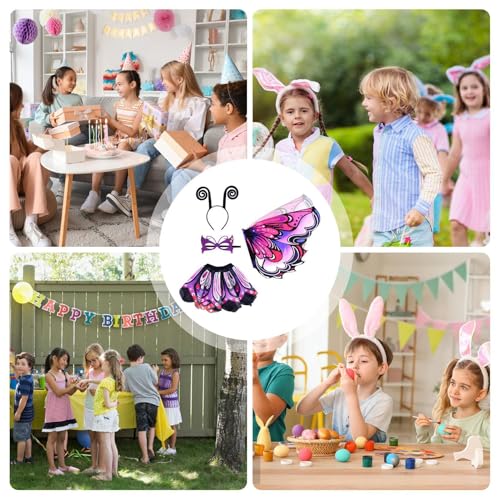 Alas de mariposa infantiles para vestidos de carnaval y cumpleaños 7